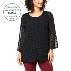 Antthony 3/4-Sleeve Clip Dot Cardigan -Dresses Shop antthony 34 sleeve clip dot cardigan d 20221021091130597805155 alt13