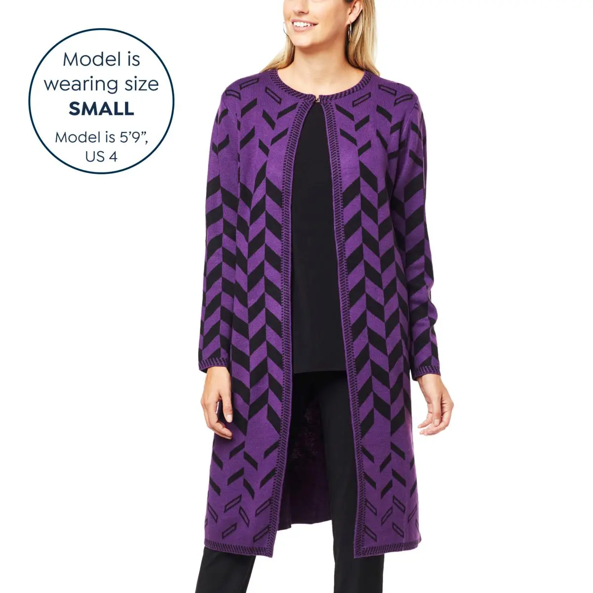 Antthony Jacquard Knit Chevron Topper 7 Antthony Jacquard Knit Chevron Topper - Image 5