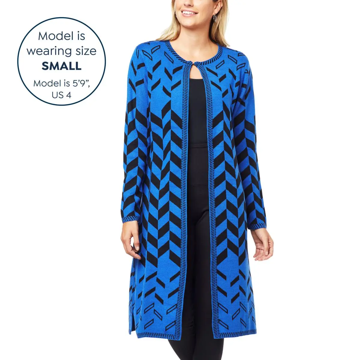 Antthony Jacquard Knit Chevron Topper 8 Antthony Jacquard Knit Chevron Topper - Image 6