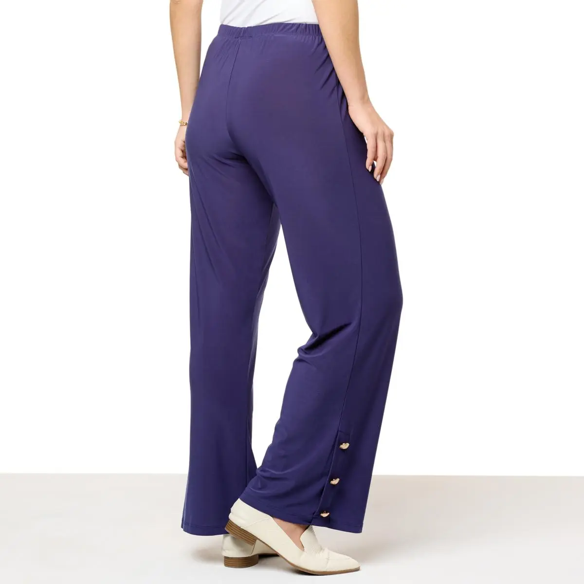 Antthony Jersey Knit Pull-On Pant With Buttons 5 Antthony Jersey Knit Pull-On Pant With Buttons - Image 3