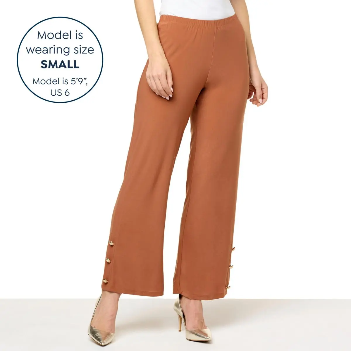 Antthony Jersey Knit Pull-On Pant With Buttons 7 Antthony Jersey Knit Pull-On Pant With Buttons - Image 5