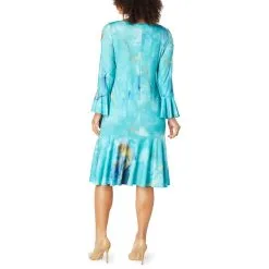 Antthony Printed Cold-Shoulder Dress 7 Antthony Printed Cold-Shoulder Dress -Dresses Shop antthony printed cold shoulder dress d 20220125094533893772088 alt1