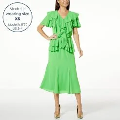 Antthony Southern Belle Ruffle Chiffon Midi Dress -Dresses Shop antthony southern belle ruffle chiffon midi dress d 2023042114571346831719 alt11