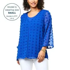 "As Is" Antthony 3/4-Sleeve Clip Dot Cardigan -Dresses Shop as is antthony 34 sleeve clip dot cardigan d 2022102816305155830343 alt14