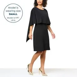 "As Is" Antthony Jersey Knit Cape Dress -Dresses Shop as is antthony jersey knit cape dress d 2022102816303028830339 alt10
