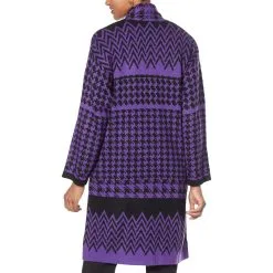 "As Is" Antthony Mixed Herringbone Sweater Coat With Scarf Neck 17 "As Is" Antthony Mixed Herringbone Sweater Coat With Scarf Neck -Dresses Shop as is antthony mixed herringbone sweater coat with scar d 2021111814362454794306 alt1