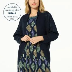 "As Is" Antthony Mixed Media Dolman-Sleeve Sweater Cardigan -Dresses Shop as is antthony mixed media dolman sleeve sweater cardig d 2023030715562685838447 alt11