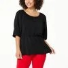 "As Is" Antthony Puff-Sleeve Peplum Top -Dresses Shop as is antthony puff sleeve peplum top d 2023030712071007841729 001