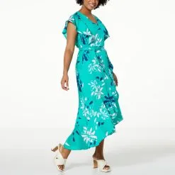 "As Is" C Wonder By Christian Siriano Faux Wrap Dress