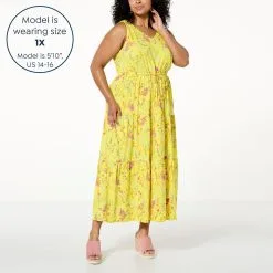 "As Is" C Wonder By Christian Siriano Tiered Maxi Dress -Dresses Shop as is c wonder by christian siriano tiered maxi dress d 20230329161848877844152 alt23