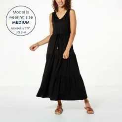 "As Is" C Wonder By Christian Siriano Tiered Maxi Dress -Dresses Shop as is c wonder by christian siriano tiered maxi dress d 20230329161852737844152 alt10