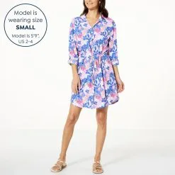 "As Is" Cabana Life Shirt Dress -Dresses Shop as is cabana life shirt dress d 20230322170025013843613 alt10