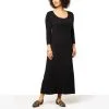 "As Is" Colleen Lopez 3/4-Sleeve Knit Maxi Dress -Dresses Shop as is colleen lopez 34 sleeve knit maxi dress d 2022122711360914835042 001