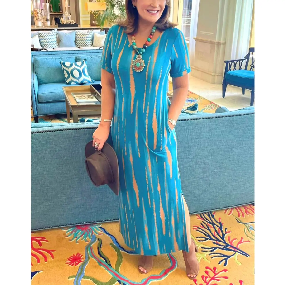 "As Is" Colleen Lopez EveryWear Maxi Dress 5 "As Is" Colleen Lopez EveryWear Maxi Dress - Image 3