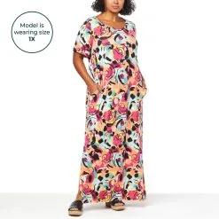 "As Is" Colleen Lopez EveryWear Maxi Dress 17 "As Is" Colleen Lopez EveryWear Maxi Dress -Dresses Shop as is colleen lopez everywear maxi dress d 20220705101259753814217 alt30