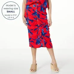 "As Is" Colleen Lopez Pleated Front Button Trim Midi Skirt -Dresses Shop as is colleen lopez pleated front button trim midi skir d 20230502130829763847333 alt11