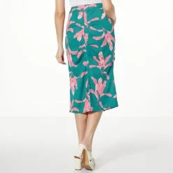 "As Is" Colleen Lopez Pleated Front Button Trim Midi Skirt -Dresses Shop as is colleen lopez pleated front button trim midi skir d 202305021308354847333 alt1