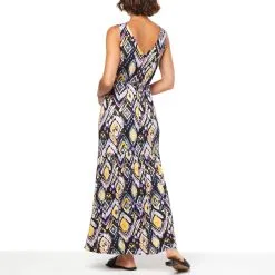 "As Is" Colleen Lopez Printed Drawstring Maxi Dress -Dresses Shop as is colleen lopez printed drawstring maxi dress d 2022072012403902816237 alt1