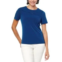 "As Is" Colleen Lopez Short-Sleeve Cutout Tee