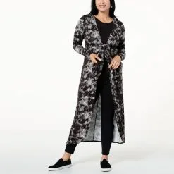 "As Is" Colleen Lopez Tie Front Maxi Topper