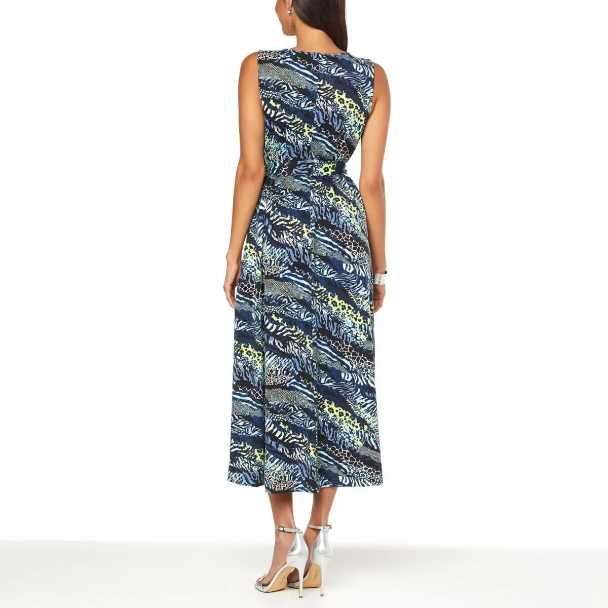 "As Is" DG2 By Diane Gilman Sleeveless Tie-Waist Maxi Dress 4 "As Is" DG2 By Diane Gilman Sleeveless Tie-Waist Maxi Dress - Image 2