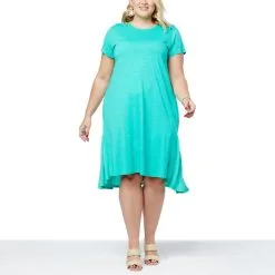 "As Is" DG2 By Diane Gilman Tiered Back Swing-Hem T-Shirt Dress -Dresses Shop as is dg2 by diane gilman tiered back swing hem t shirt d 20221102155235313810732 alt20