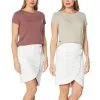 "As Is" G By Giuliana 2-pack EcoLuxe Jersey Soft Tees 1 "As Is" G By Giuliana 2-pack EcoLuxe Jersey Soft Tees -Dresses Shop as is g by giuliana 2 pack ecoluxe jersey soft tees d 20210729155002757781104