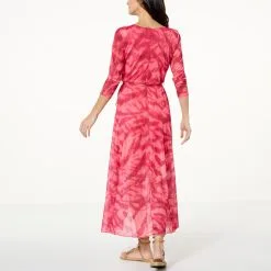 "As Is" G By Giuliana Aria Mesh Knit Tulip-Hem Wrap Midi Dress 17 "As Is" G By Giuliana Aria Mesh Knit Tulip-Hem Wrap Midi Dress -Dresses Shop as is g by giuliana aria mesh knit tulip hem wrap midi d 20230331135442203844273 alt1