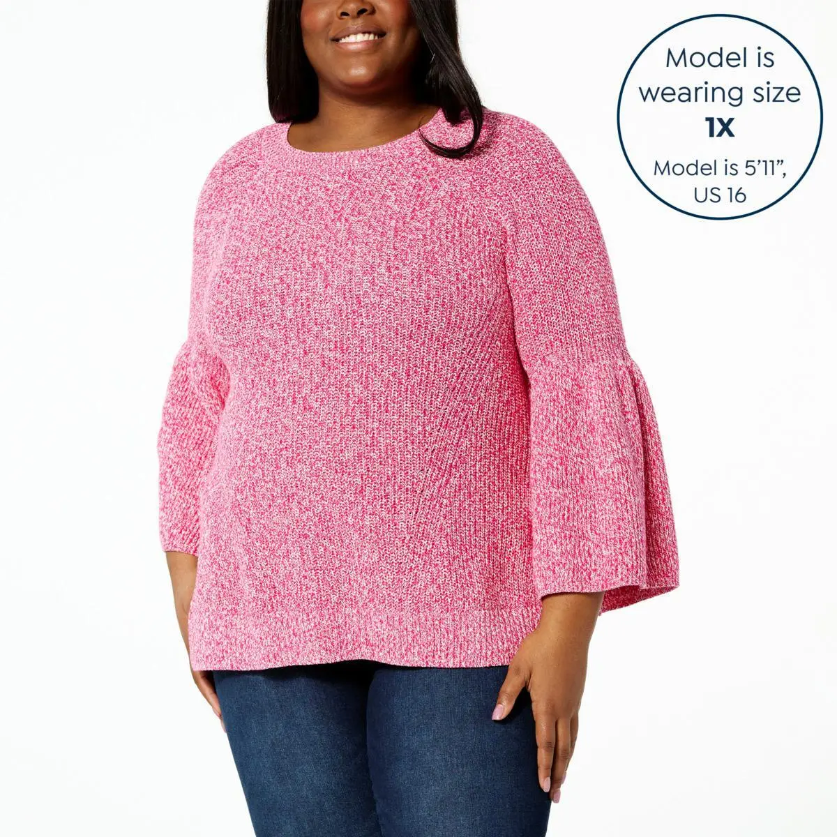 "As Is" G By Giuliana Bell-Sleeve Sweater 4 "As Is" G By Giuliana Bell-Sleeve Sweater - Image 2