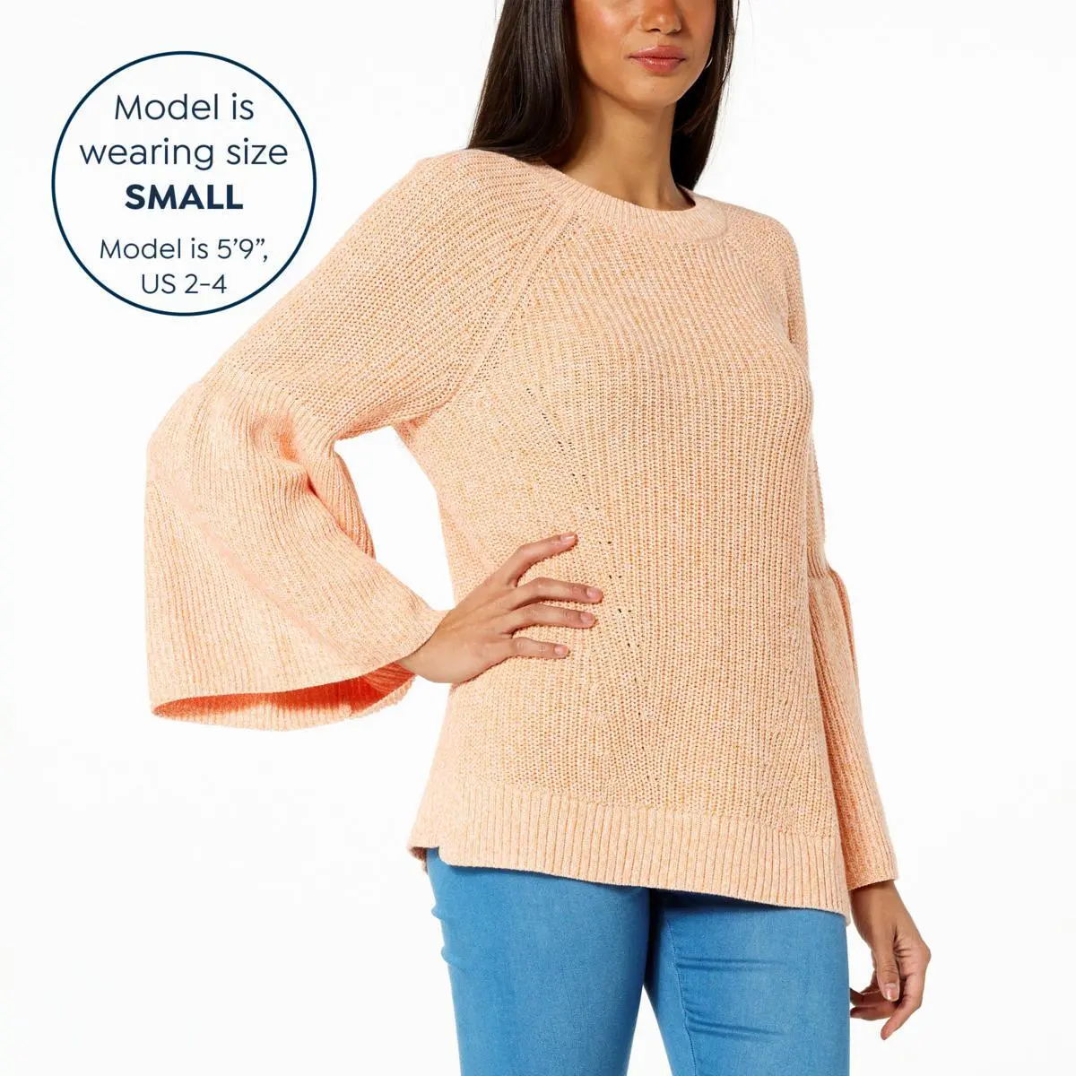"As Is" G By Giuliana Bell-Sleeve Sweater 5 "As Is" G By Giuliana Bell-Sleeve Sweater - Image 3
