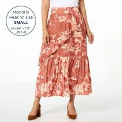 "As Is" G By Giuliana Black Label Chiffon Wrap Maxi Skirt -Dresses Shop as is g by giuliana black label chiffon wrap maxi skirt d 20230216124030277839247 alt10