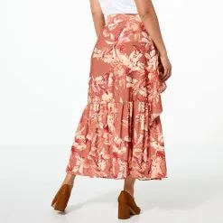 "As Is" G By Giuliana Black Label Chiffon Wrap Maxi Skirt -Dresses Shop as is g by giuliana black label chiffon wrap maxi skirt d 2023021612403148839247 alt1