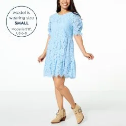 "As Is" G By Giuliana Black Label Lace Tiered Dress 13 "As Is" G By Giuliana Black Label Lace Tiered Dress -Dresses Shop as is g by giuliana black label lace tiered dress d 20230309092614153840362 alt10