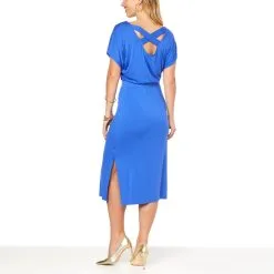 "As Is" G By Giuliana EcoLuxe Knit Drop Shoulder Midi Dress -Dresses Shop as is g by giuliana ecoluxe knit drop shoulder midi dre d 2022060912381497812126 alt1