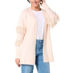 "As Is" G By Giuliana Fringe-Sleeve Detail Sweater Knit Cardigan -Dresses Shop as is g by giuliana fringe sleeve detail sweater knit c d 202301091350341835894 alt2