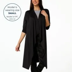 "As Is" G By Giuliana G-Knit Cascading Duster Cardigan -Dresses Shop as is g by giuliana g knit cascading duster cardigan d 20230126123610293837404 alt10