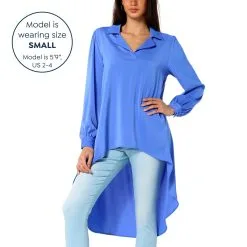 "As Is" G By Giuliana Hi-Low Hem Drama Blouse 10 "As Is" G By Giuliana Hi-Low Hem Drama Blouse -Dresses Shop as is g by giuliana hi low hem drama blouse d 20230109135032487835896 alt12