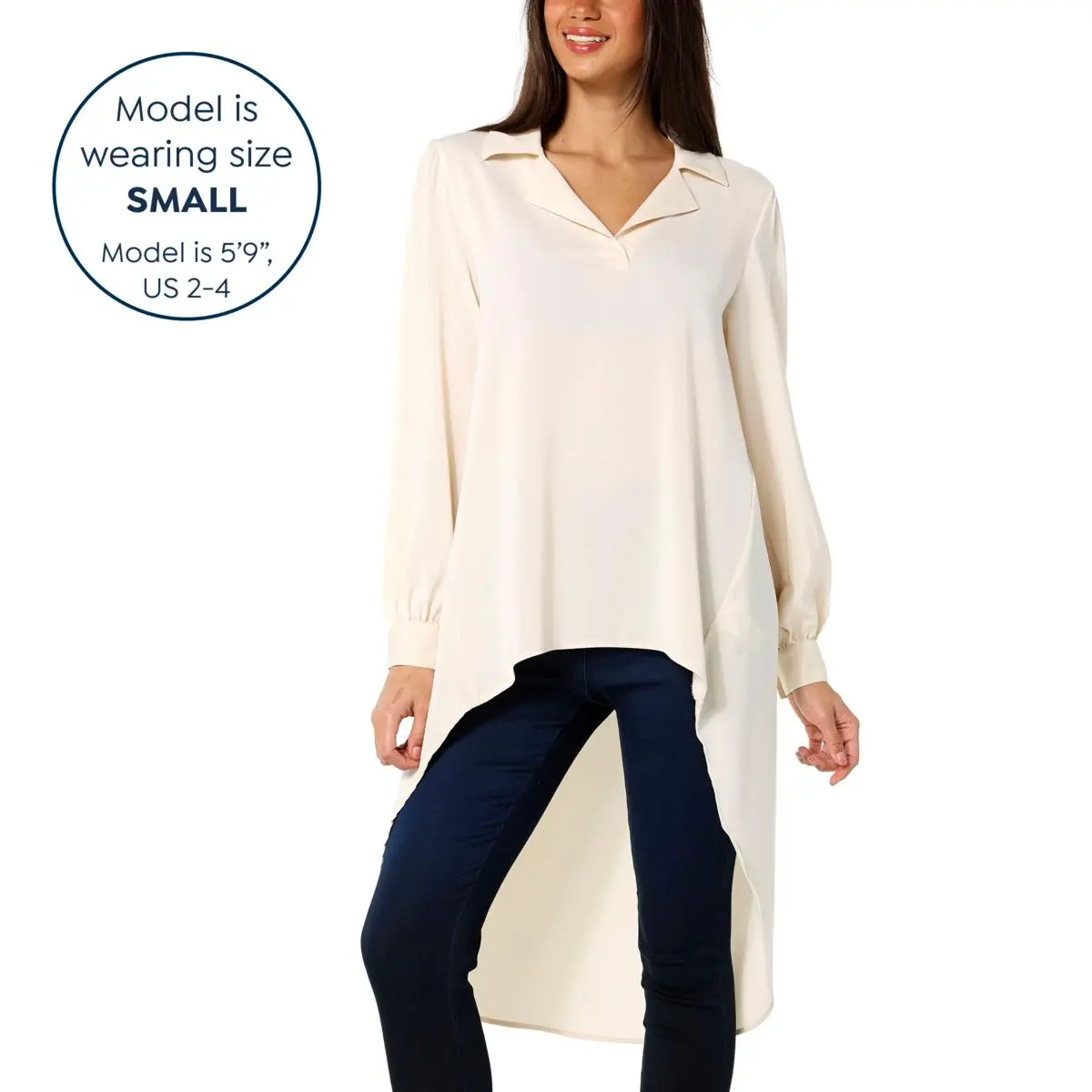 "As Is" G By Giuliana Hi-Low Hem Drama Blouse 6 "As Is" G By Giuliana Hi-Low Hem Drama Blouse - Image 4