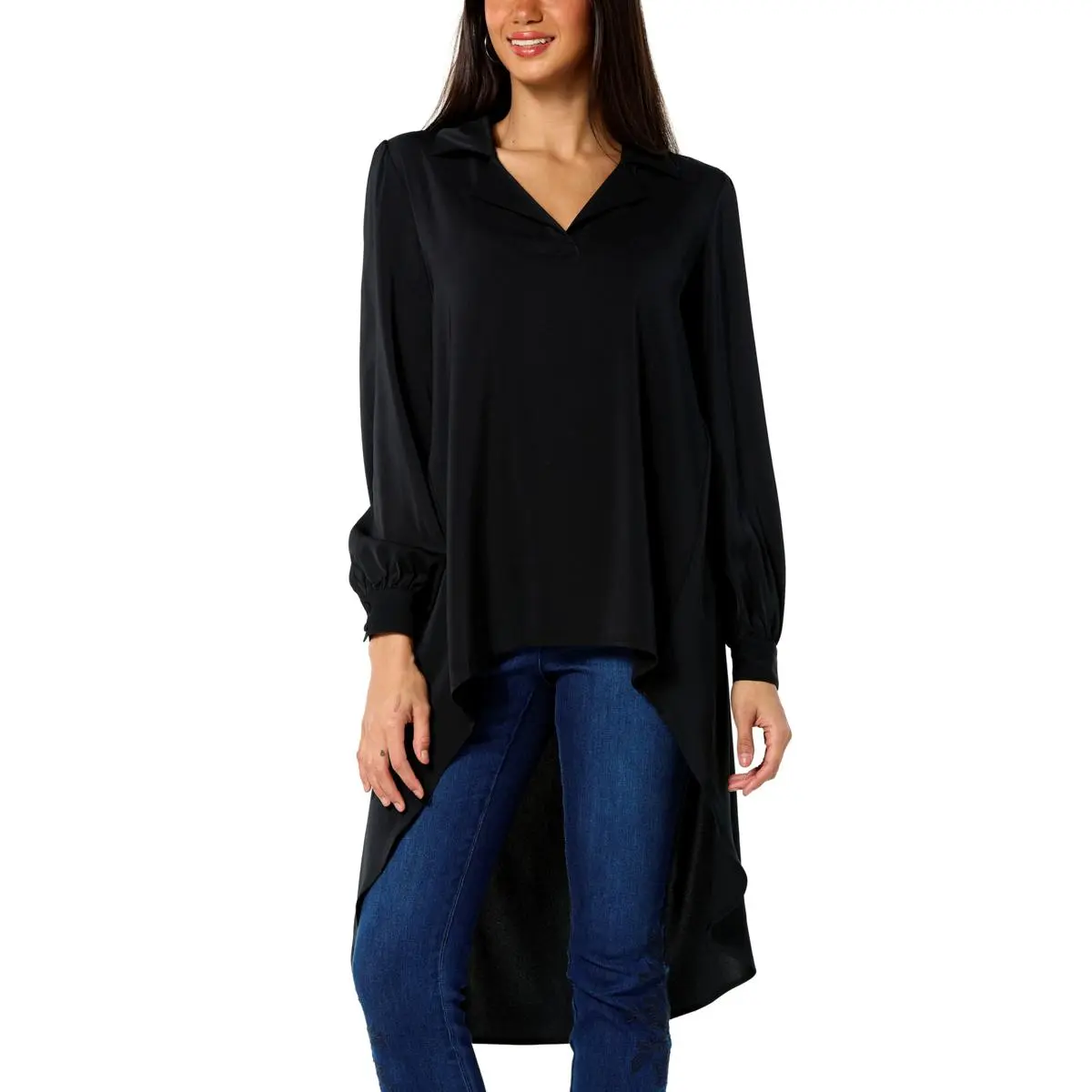 "As Is" G By Giuliana Hi-Low Hem Drama Blouse 3 "As Is" G By Giuliana Hi-Low Hem Drama Blouse