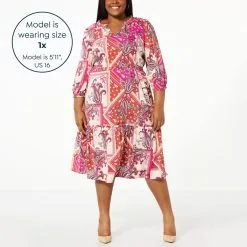 "As Is" G By Giuliana Print Tiered Ruffle Midi Dress -Dresses Shop as is g by giuliana print tiered ruffle midi dress d 20230309092616373840364 alt21