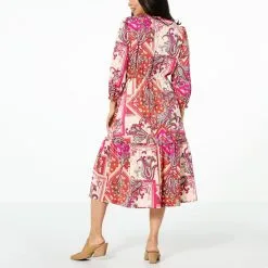 "As Is" G By Giuliana Print Tiered Ruffle Midi Dress -Dresses Shop as is g by giuliana print tiered ruffle midi dress d 2023030909261717840364 alt1