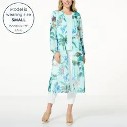 "As Is" G By Giuliana Printed Aria Mesh Knit Resort Duster -Dresses Shop as is g by giuliana printed aria mesh knit resort duste d 20230323110222647843616 alt13