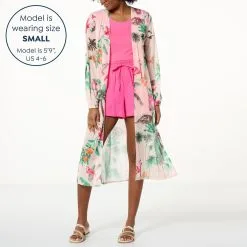 "As Is" G By Giuliana Printed Aria Mesh Knit Resort Duster -Dresses Shop as is g by giuliana printed aria mesh knit resort duste d 2023032311022335843616 alt11