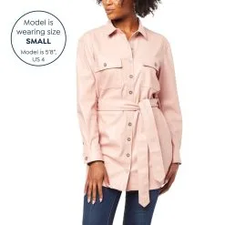 "As Is" Jessica Simpson Paula Faux Leather Shacket -Dresses Shop as is jessica simpson paula faux leather shacket d 2022090916350206824179 alt12