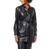 "As Is" Jessica Simpson Paula Faux Leather Shacket