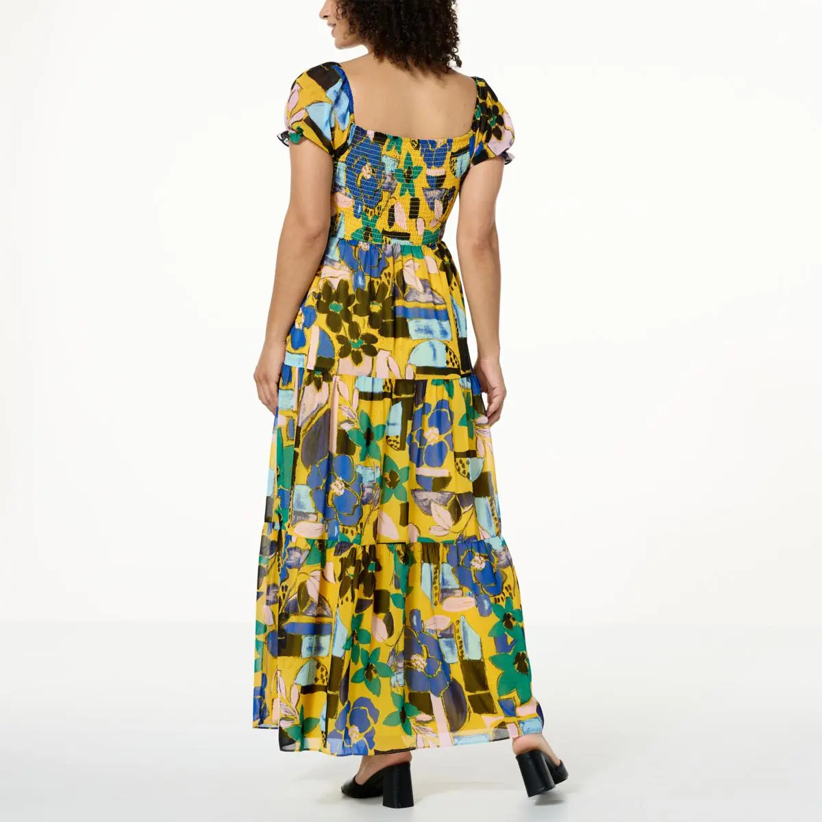 "As Is" Kathy Ireland® Fashion 360 Off The Shoulder Tiered Maxi Dress 6 "As Is" Kathy Ireland® Fashion 360 Off The Shoulder Tiered Maxi Dress - Image 4