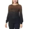 "As Is" Nina Leonard Boat-Neck Ombre Pullover Sweater -Dresses Shop as is nina leonard boat neck ombre pullover sweater d 2022010508575789798300