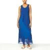 "As Is" Shavonne Dorsey Tiered Maxi Dress With Chiffon Overlay -Dresses Shop as is shavonne dorsey tiered maxi dress with chiffon ov d 2022062108465493812919