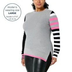 "As Is" Victor Glemaud Asymmetric Mixed Yarn Sweater -Dresses Shop as is victor glemaud asymmetric mixed yarn sweater d 20230109163609713835961 alt21