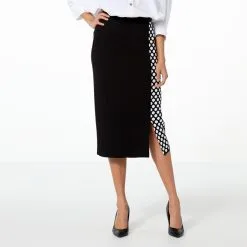 "As Is" Victor Glemaud Sweater Knit Pencil Skirt